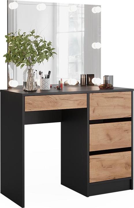 Produktbild Vicco Sherry mit Spiegel & LED-Beleuchtung (90 x 40 x 75 cm)