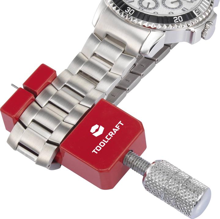 Produktbild Toolcraft Stiftausdrücker für UhrenArmbänder mit Ersatzstifte