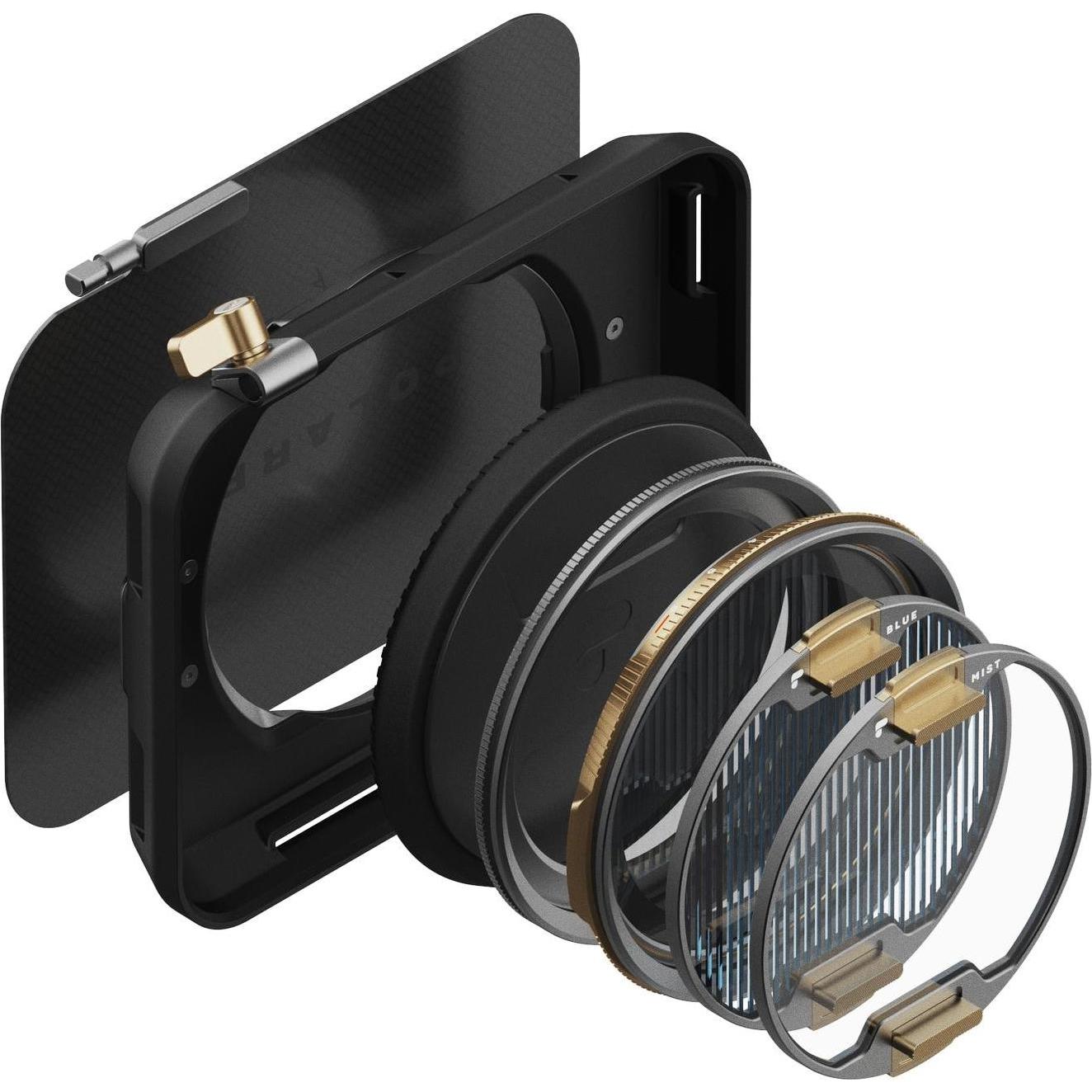 PolarPro Recon Directors Kit VND Matte Box – McKinnon Edition (82 mm, ND- / Graufilter), Objektivfilter, Schwarz