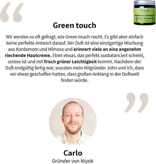 Produktbild Niyok Green touch (Crème, 40 ml)