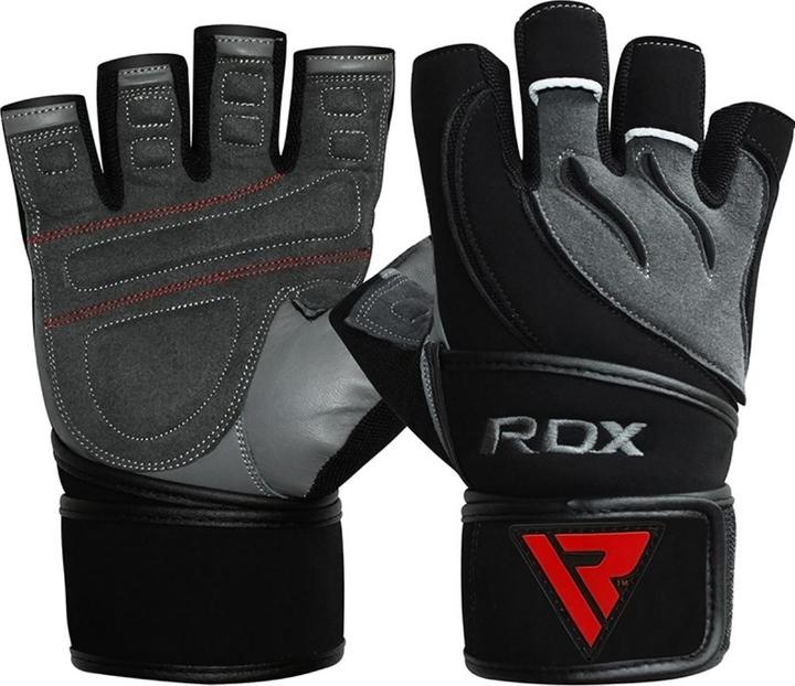Produktbild Rdx Gym Glove Leather Gray Black (M)