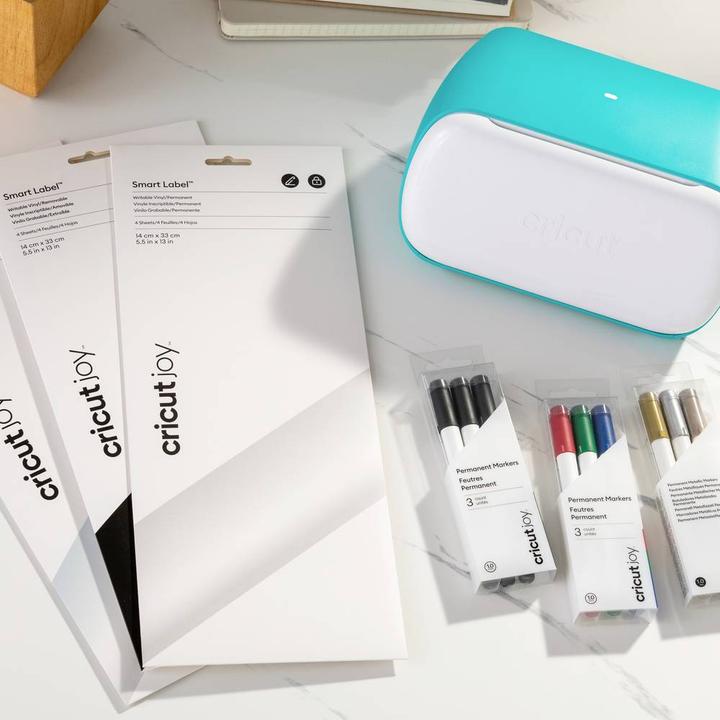 Productafbeelding Cricut Smart Vinyl Permanent Joy 14x33cm 4 vellen Beschrijfbaar Transparant (P)