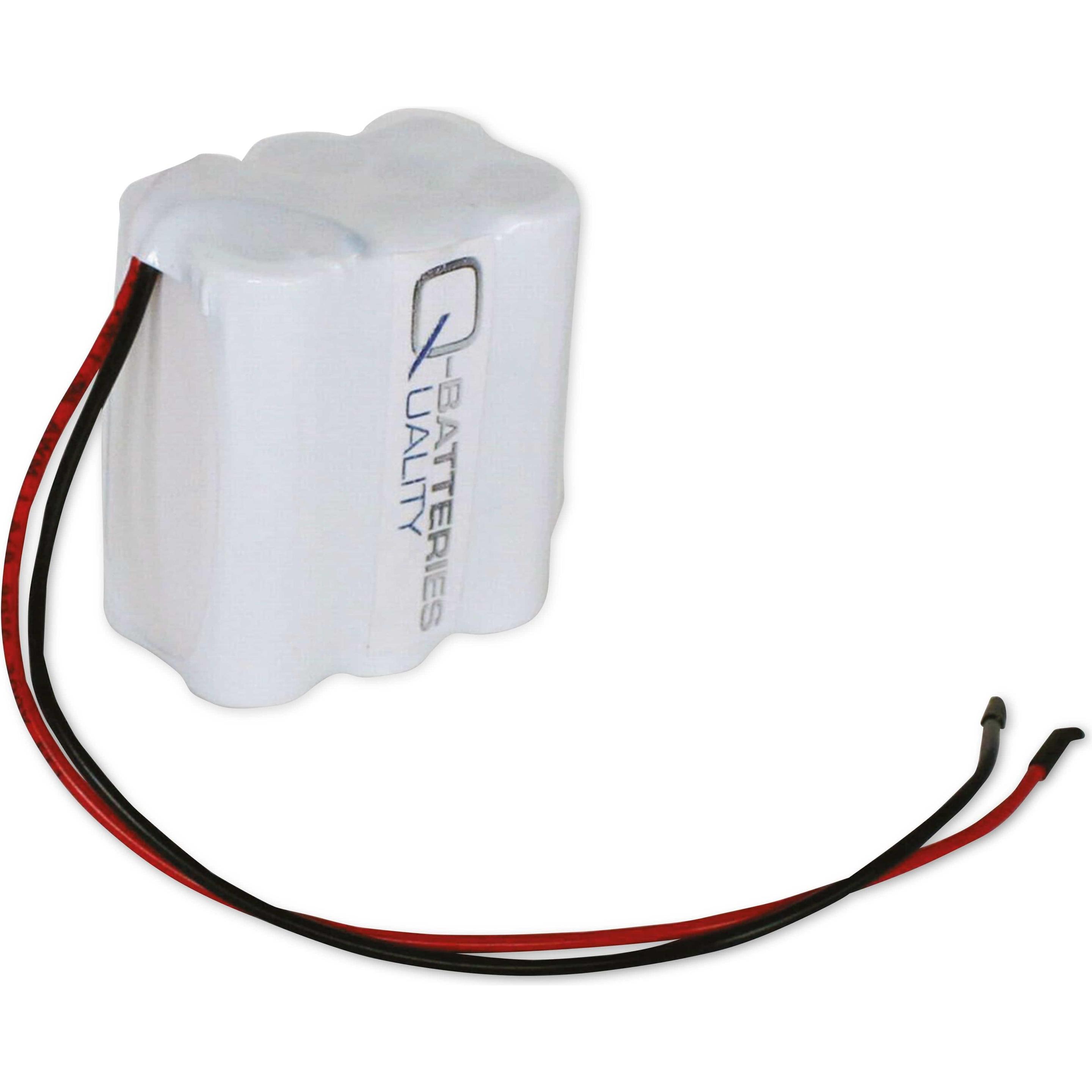 Q-Batteries Akku-Pack, 7,2 V, 2000mAh, NiMH F3x2, 6xAA-Industriezellen (AA, 2000 mAh, Akku), Akku Ladegerät