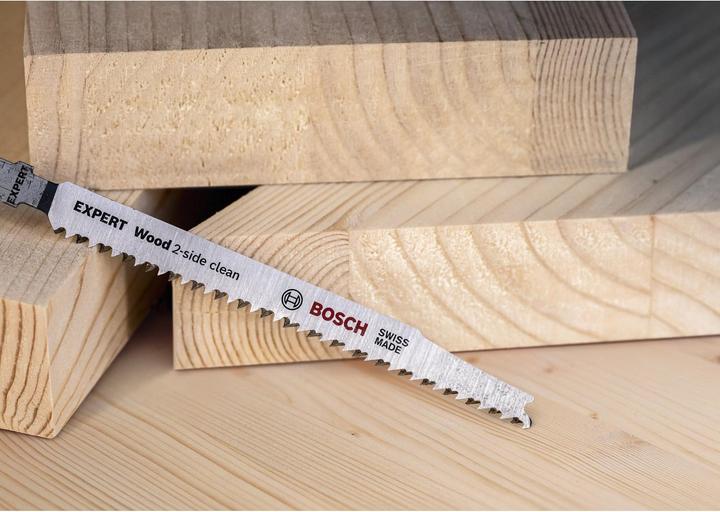 Produktbild Bosch Professional Zubehör EXPERT ‘Wood 2-side clean’ T 308 B Stichsägeblatt, 5 Stück