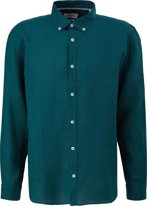 Immagine prodotto s.Oliver Hemd Leinenhemd mit Button-Down-Kragen (XXL)