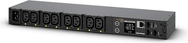 Produktbild Cyberpower Switched MBO PDU81005 230V/20A 1U 8x IEC-320 Outlets MBO Power Management Networkport PowerPanel...