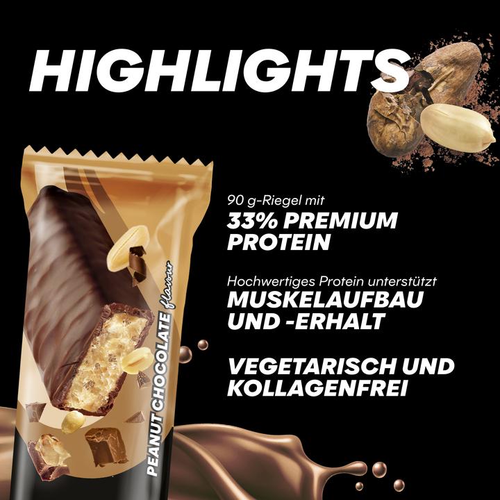 Produktbild Powerbar PBProteinPlus33%Schokolade-Erdn90g (1 Stk., 90 g)