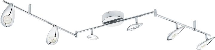 Produktbild EGLO 95754 Pedregal flexible LED Deckenschiene 6x3,3W Stahl Chrom