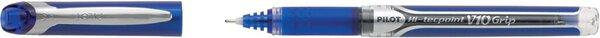 Image du produit Pilot Roller Hi-Tecpoint Grip V10 Largeur de trait : 0,6 mm Couleur de l'encre : bleu (Bleu, 1 x)