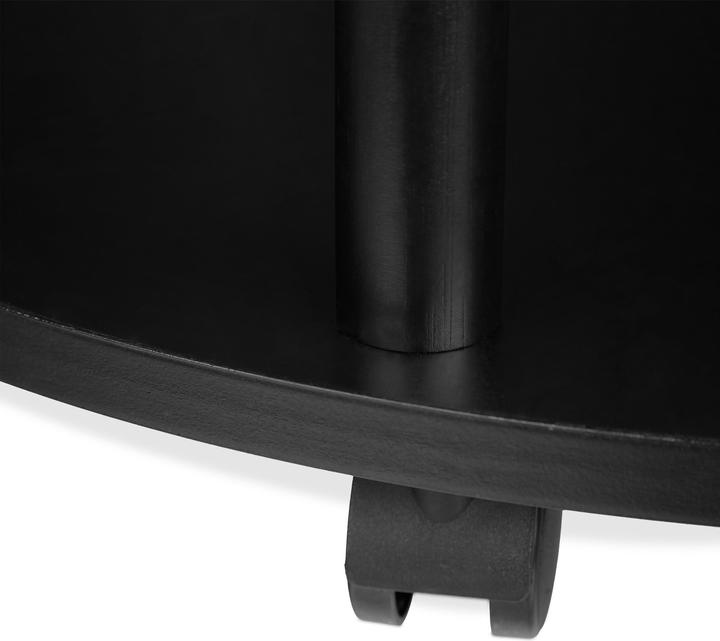 Immagine prodotto Relaxdays Tavolino da salotto rotondo con rotelle (40 x 40 x 49 cm)