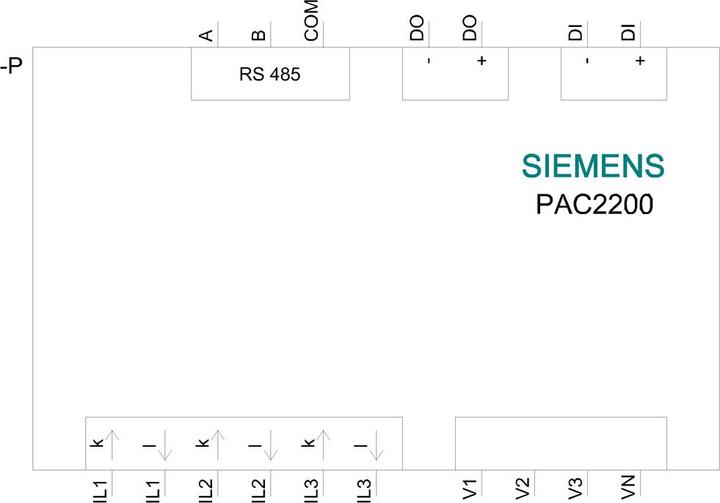 Produktbild Siemens Digital Power Meter, 1/5A, M-bus 230Vac