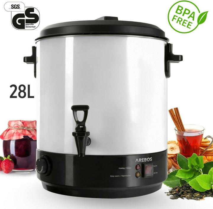 Image du produit Arebos Machine à mettre en conserve (28 l)