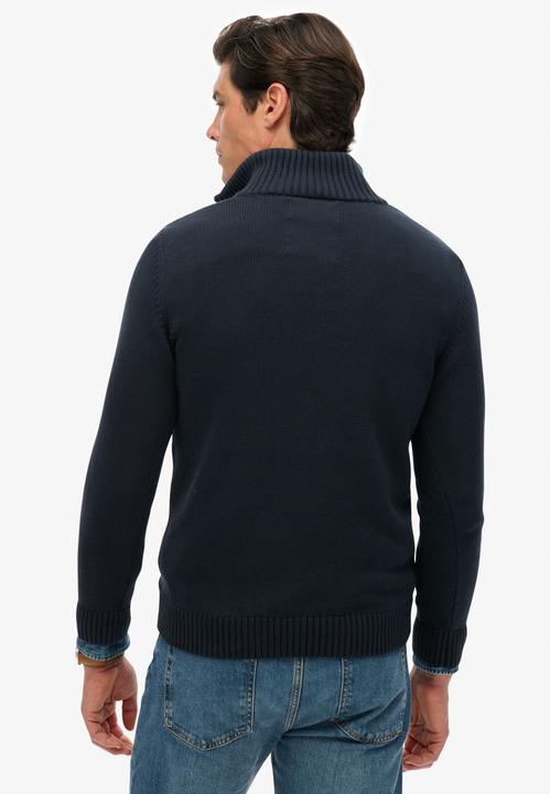 Produktbild Superdry Baumwollpullover mit Halbzip (L)