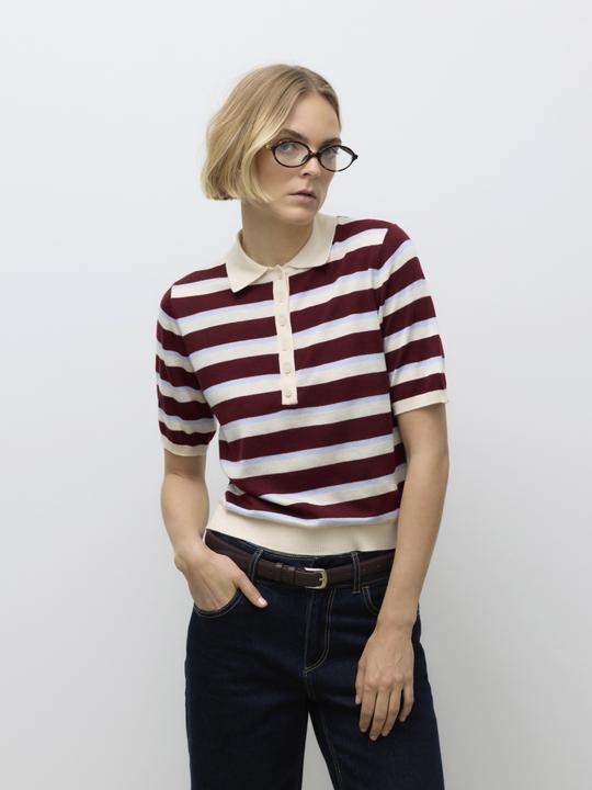 Immagine prodotto Vero Moda AWSIKITA Gestricktes Poloshirt Polo (L)