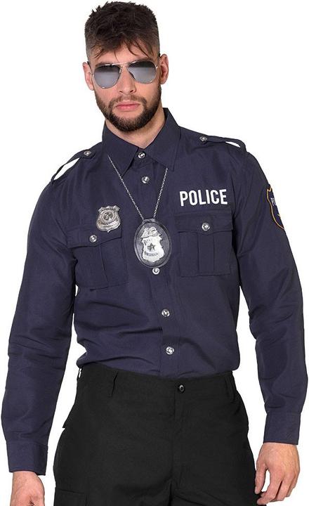 Immagine prodotto Boland Camicia della polizia, manica lunga, blu (46, 48)