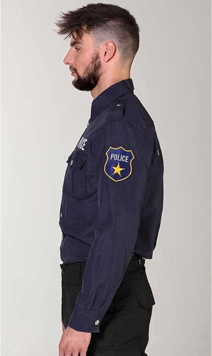 Produktbild Boland Polizei Hemd, Langarm, blau (46, 48)