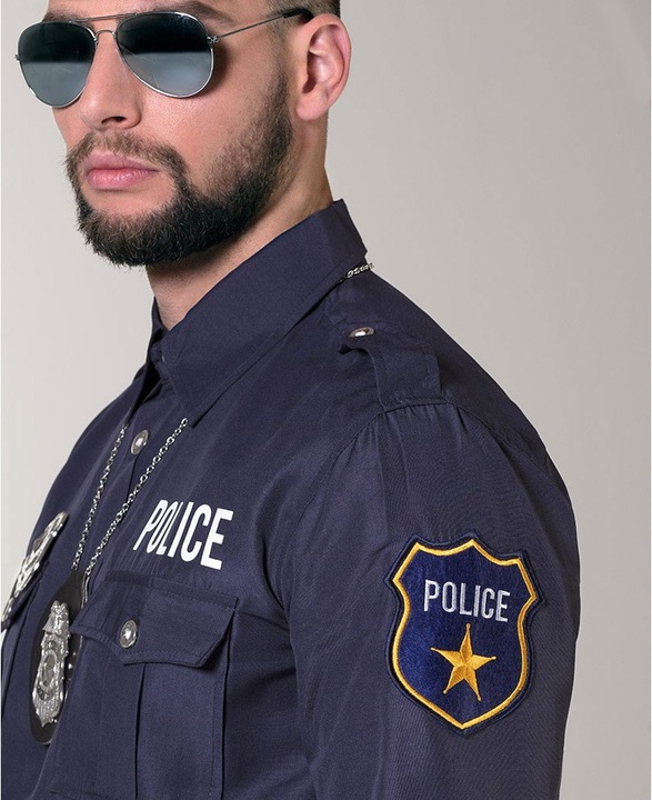 Produktbild Boland Polizei Hemd, Langarm, blau (46, 48)