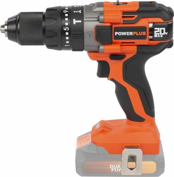 Produktbild Powerplus Dual Power Schlagbohrmaschine, -schrauber 20V 50Nm - exkl. Akku und Ladegerät
