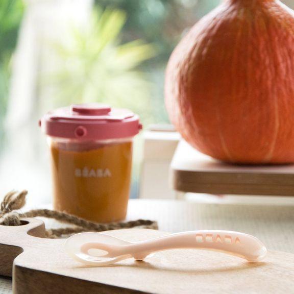 Actual product image Beaba Silicone spoon "light pink
