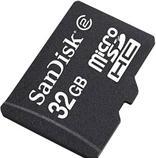 Produktbild SANDISK microSDHC (32 GB, microSDHC)