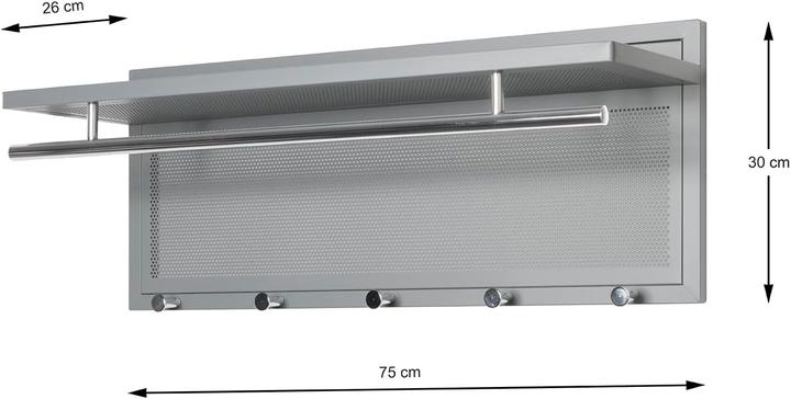 Produktbild HAKU Möbel Wandgarderobe