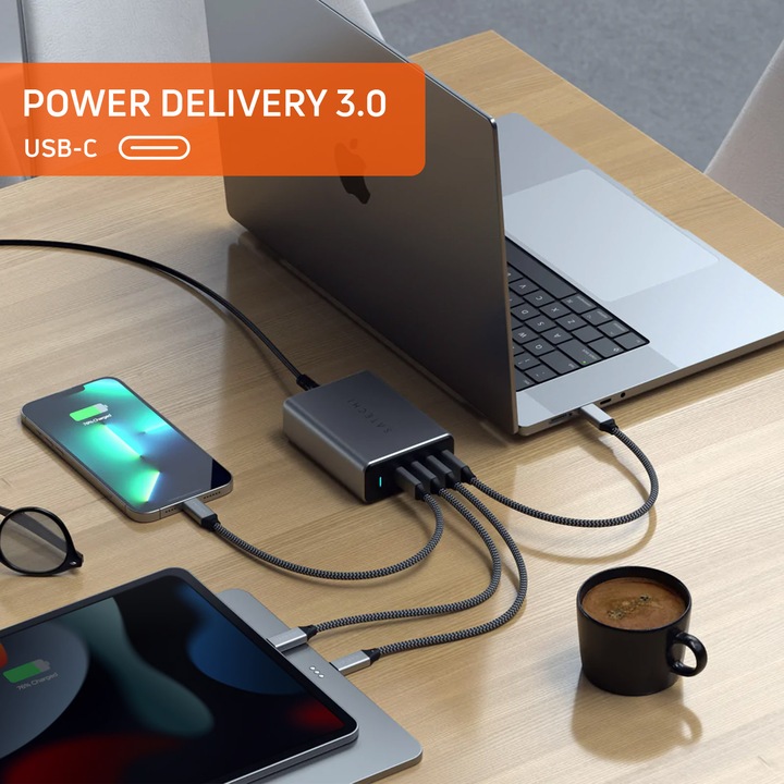 Immagine prodotto Satechi 4-Port GaN Charger (165 W)