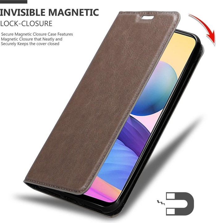 Produktbild Cadorabo Book Invis. Magnet Hülle (Xiaomi Redmi Note 10 5G, Xiaomi Poco M3 Pro 5G)
