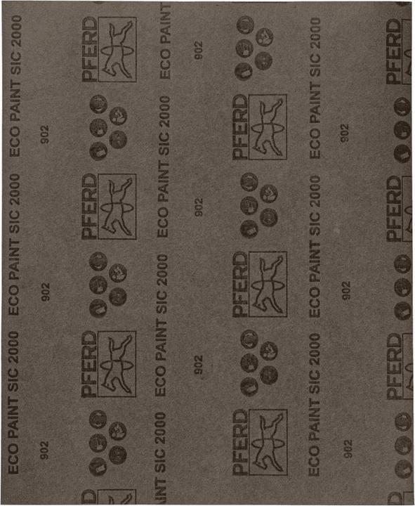 Image du produit Pferd BP-W ECO PAINT 230X280 SiC2000 45015268 Schleifpapier Körnung (num) 2000 (2000)