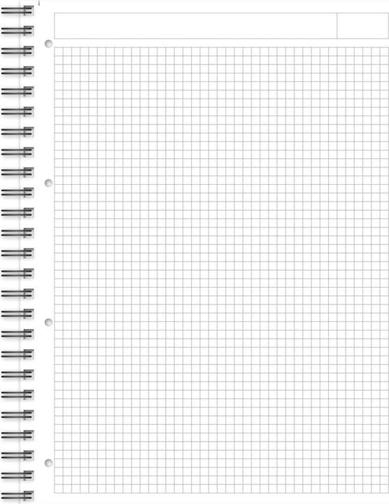 Actual product image Ursus Spiral book (A4, Checked, Hardcover)