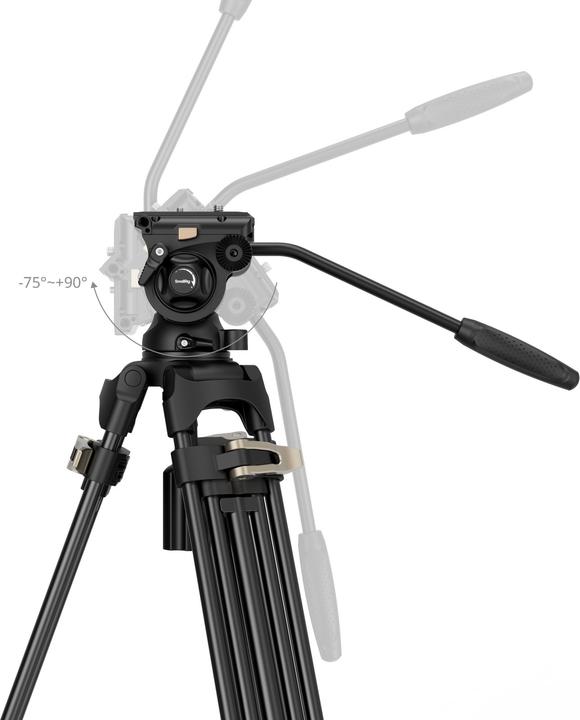 Actual product image SmallRig Heavy Duty Fluid Head Tripod Kit AD 01S 4686 (Metal)