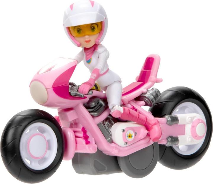 Actual product image Jakks Pacific Super Mario Movie - Figure w/ Kart - Peach (6 cm) (417694)