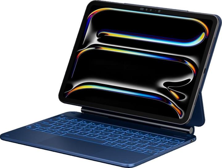Produktbild Typecase Case Edge with keyboard for iPad Air 11" 2024/2025 pacific blue (Apple iPad Air 11 2024, Apple iPad Air 11 2025, Apple iPad Air 11 2026)
