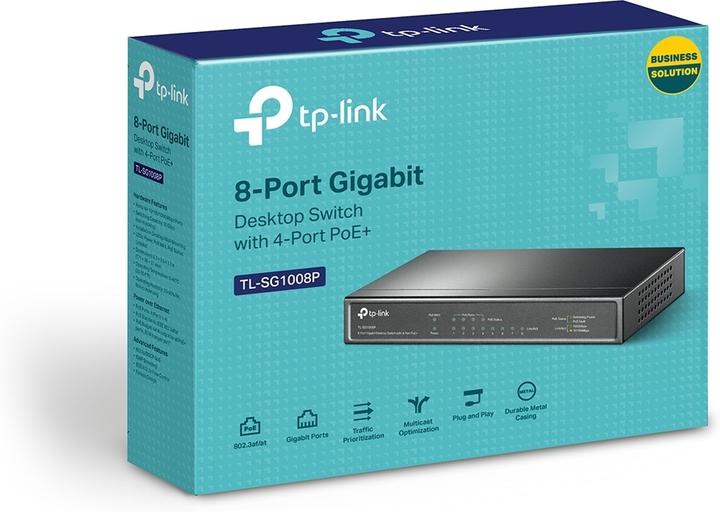 Actual product image TP-Link TL-SG1008P (8 ports)
