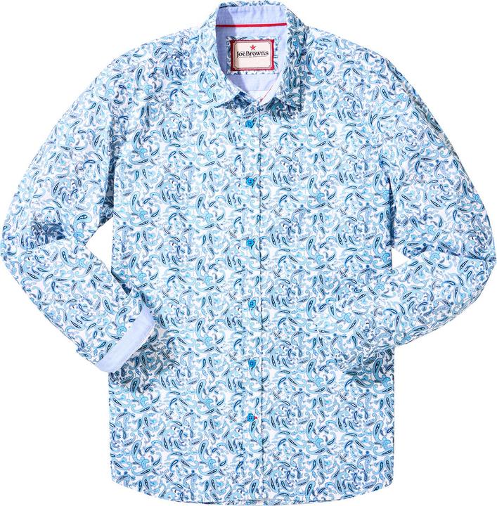 Joe Browns Paisley Print Long Sleeve Shirt (S)