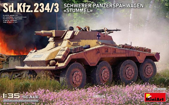 Actual product image Mini art 1:35 Sd.Kfz.234/3 Schw. Panzer Stummel
