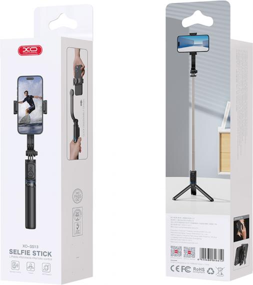 Actual product image xO selfie stick Bluetooth tripod SS13 black 106cm