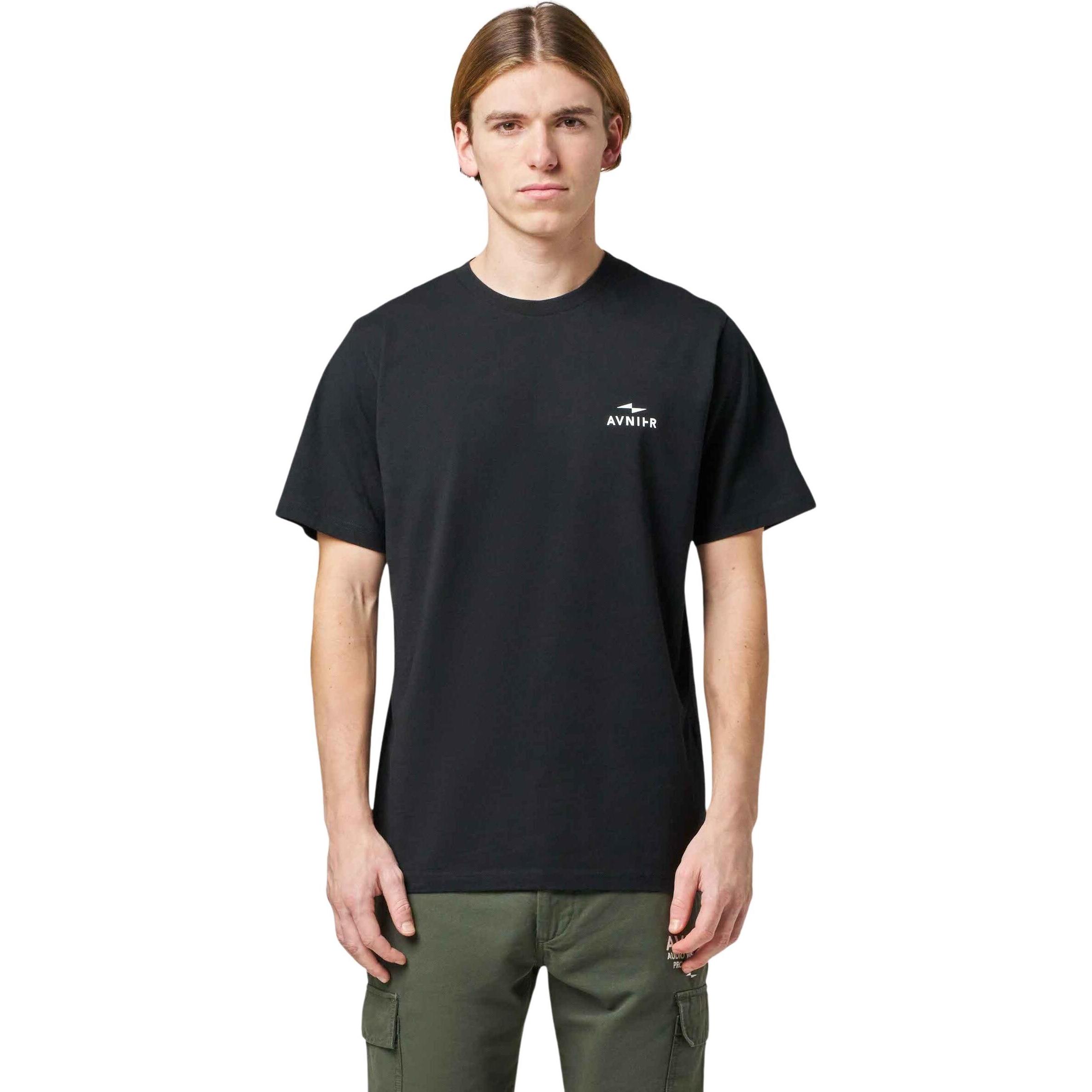 Avnier, Herren, Shirt, t-hirt ource v4, Schwarz, (S)