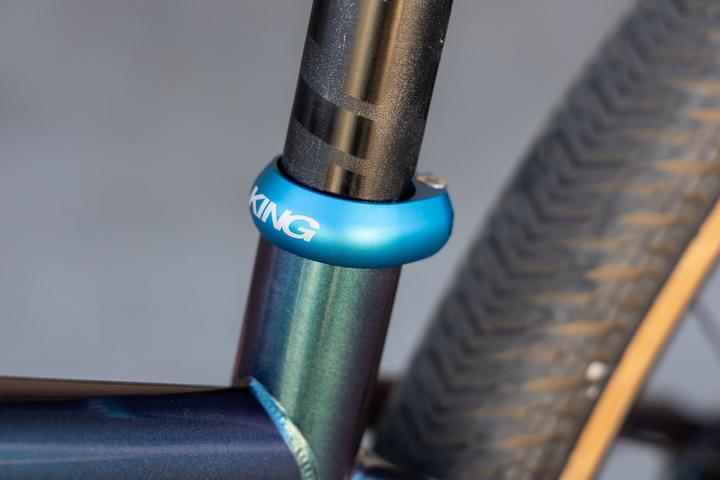 Image du produit Chris King Collier de tige de selle, 36.4mm, turquoise mat