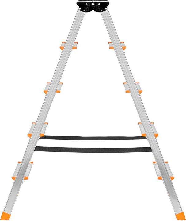 Immagine prodotto Krause 120410 Scala pieghevole in alluminio (Gradino pieghevole, 115 cm)