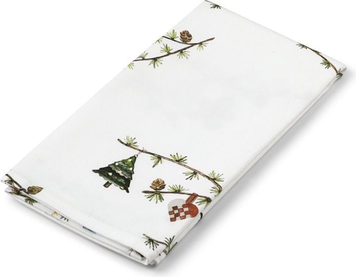 Actual product image Kähler Hammershoi Jul Christmas Fabric Napkin (4 x, 45 x 45 cm)