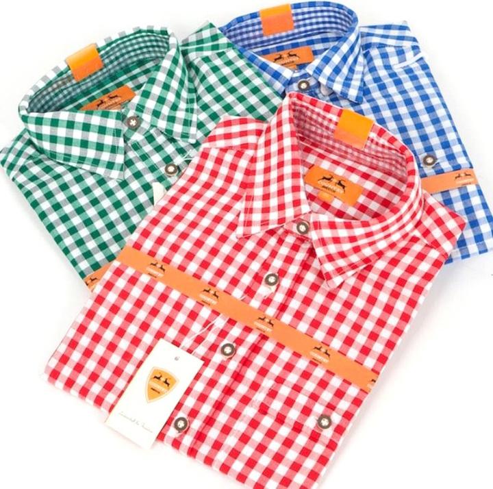 Produktbild Maddox Kinder Hemd Kariert, rot/weiss (98)