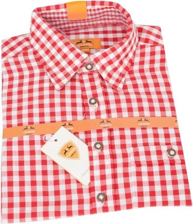 Produktbild Maddox Kinder Hemd Kariert, rot/weiss (98)
