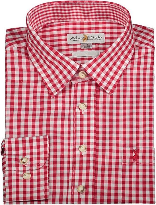 Produktbild Almsach Herren Trachtenhemd, Slimfit, kariert (M)