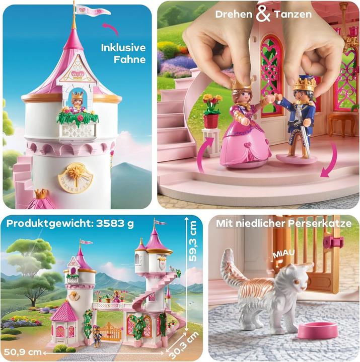 Actual product image Playmobil Princess castle with royal couple