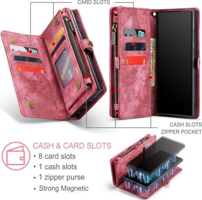 Actual product image Caseme Leather wallet with plastic cover (Samsung Galaxy Note 20 Ultra)