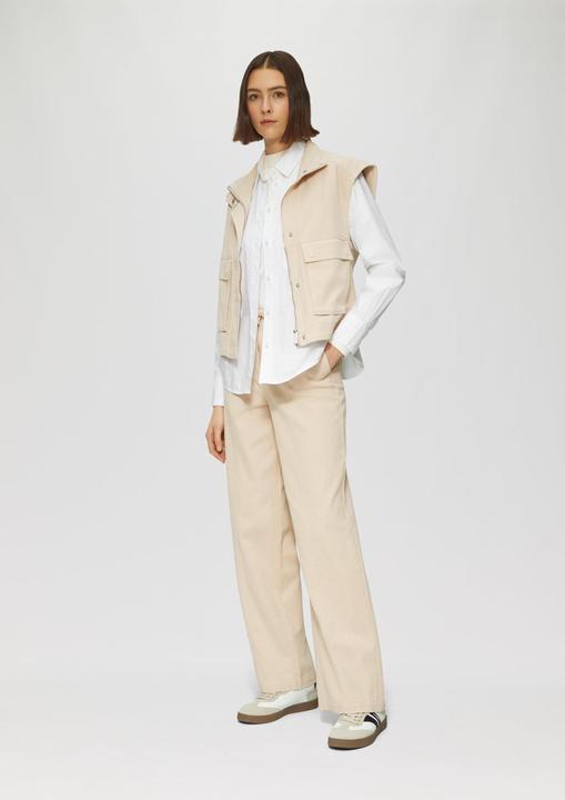 Image du produit S.Oliver Indoor-Weste Twill-Weste im Relaxed Fit mit Stehkragen (36)