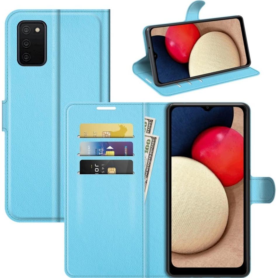 Thumbnail - Screenguard Samsung Galaxy A03s Leather Guard Lederhülle (Samsung Galaxy A03s), Smartphone Hülle, Blau