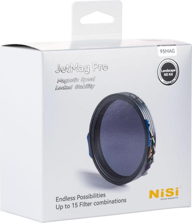 Actual product image Nisi Jetmag Pro Landscape ND Kit 95MAG (95 mm, Neutral density filter, Polarizing filter)