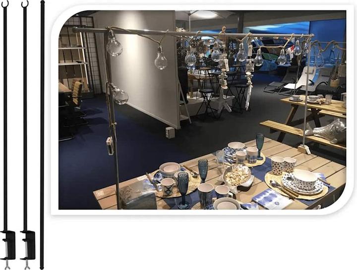 Actual product image ProGarden Dekoration Tischstange mit Tischklemme