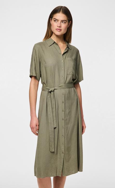 Actual product image Pieces Pcpia 2/4 Midi Shirt Dress Noos (XL)